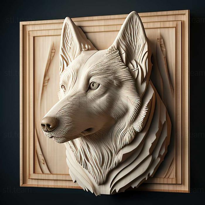 3D model Northern Inuit dog (STL)